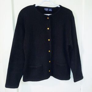 Camden Classics by D.S.Ross Medium Sweater Cardigan-Pockets-Gold Buttons-Vintage